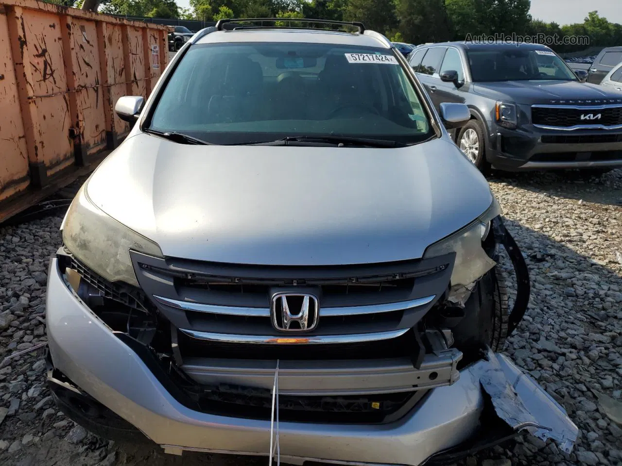 2013 Honda Cr-v Exl Tan vin: 2HKRM3H73DH512486