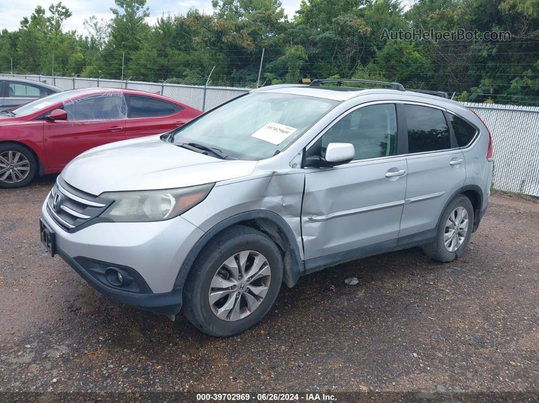 2013 Honda Cr-v Ex-l Silver vin: 2HKRM3H73DH522998