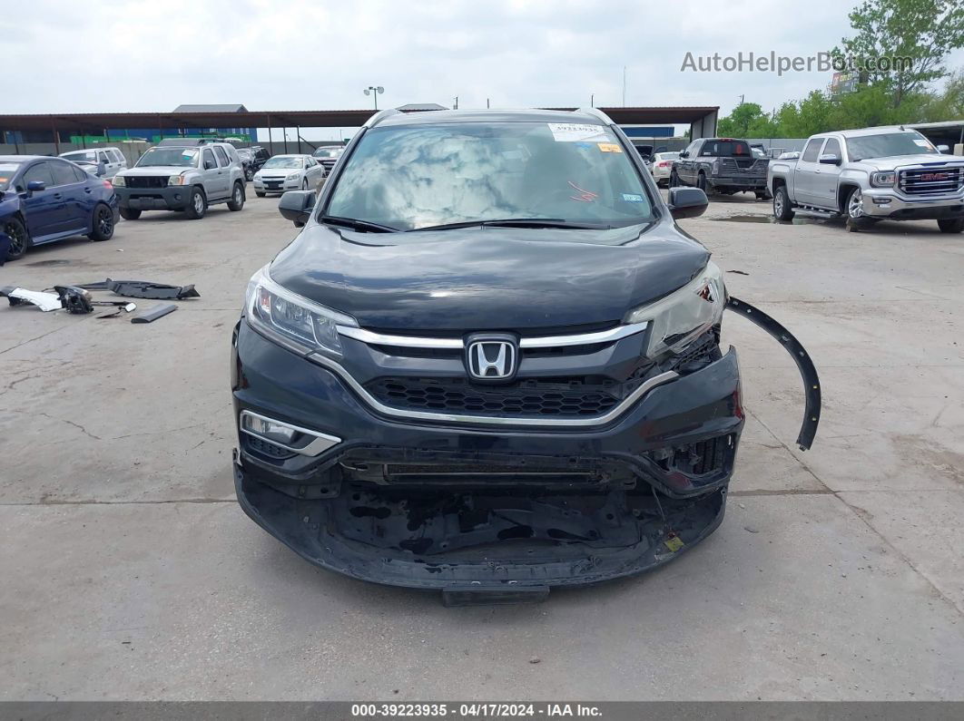 2015 Honda Cr-v Ex-l Black vin: 2HKRM3H73FH512197