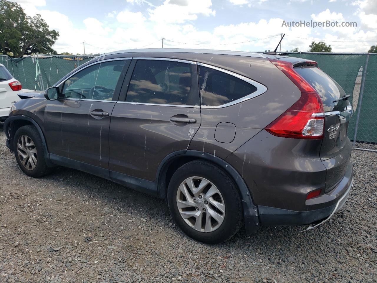 2015 Honda Cr-v Exl Brown vin: 2HKRM3H73FH516461