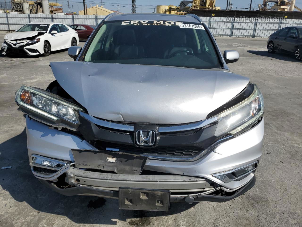 2016 Honda Cr-v Exl Gray vin: 2HKRM3H73GH543306