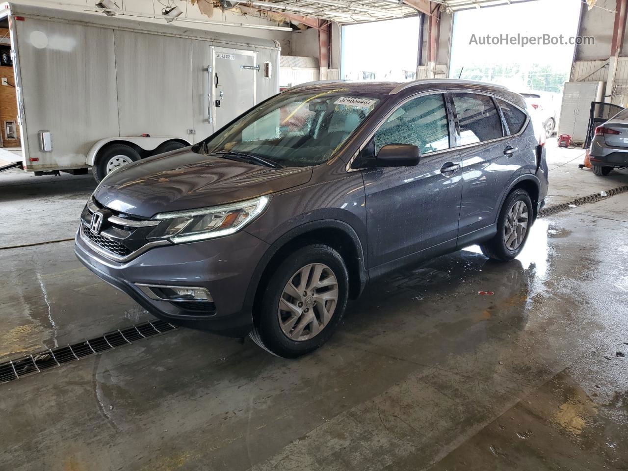 2016 Honda Cr-v Exl Gray vin: 2HKRM3H73GH549638