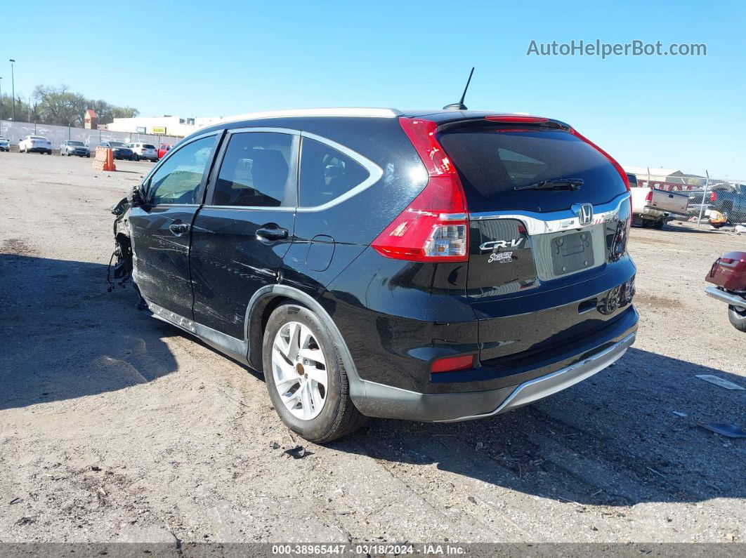 2015 Honda Cr-v Ex-l Black vin: 2HKRM3H74FH553891