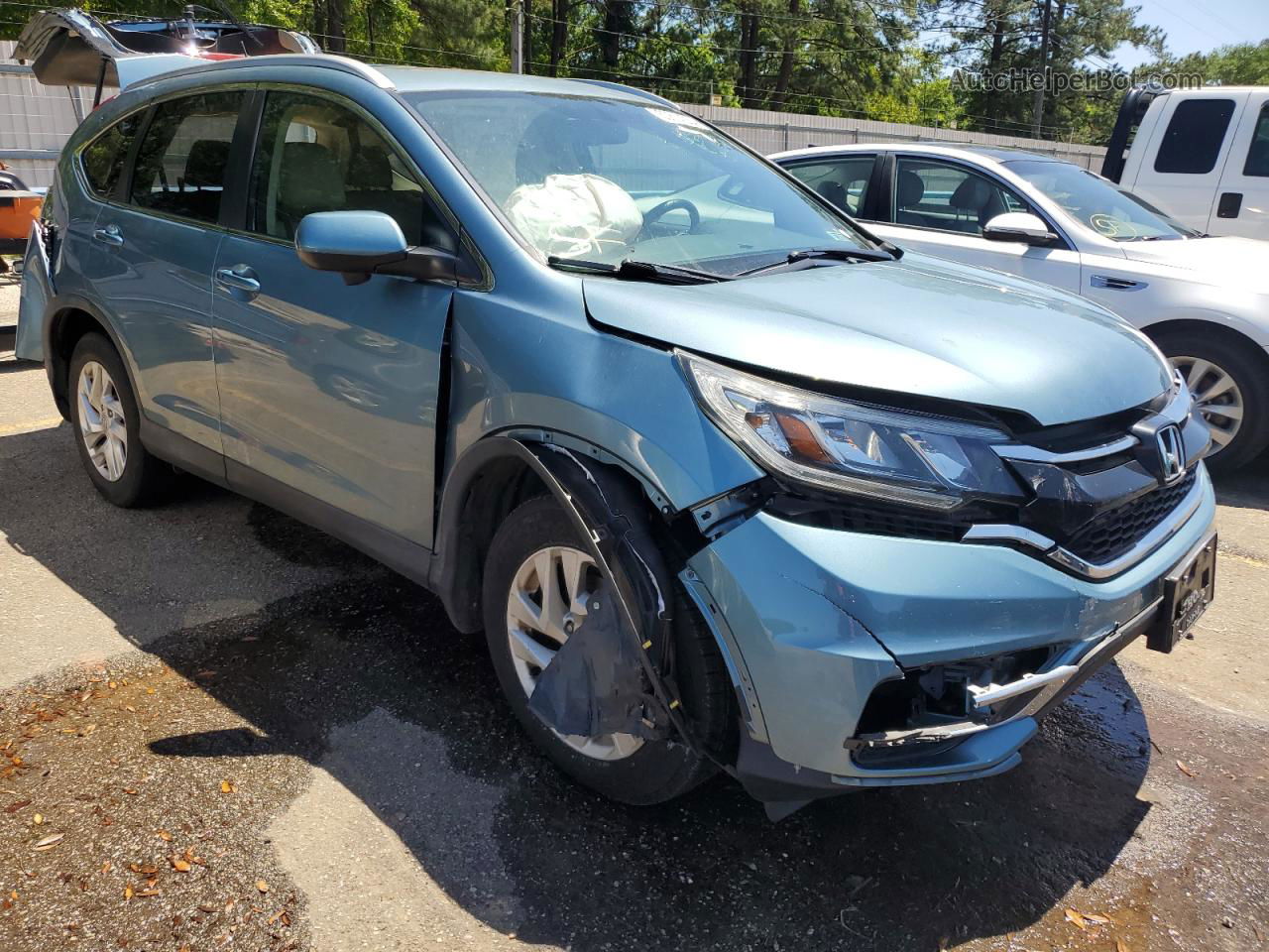 2016 Honda Cr-v Exl Teal vin: 2HKRM3H74GH518690