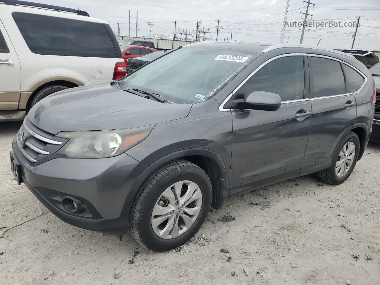 2012 Honda Cr-v Exl Gray vin: 2HKRM3H75CH513783