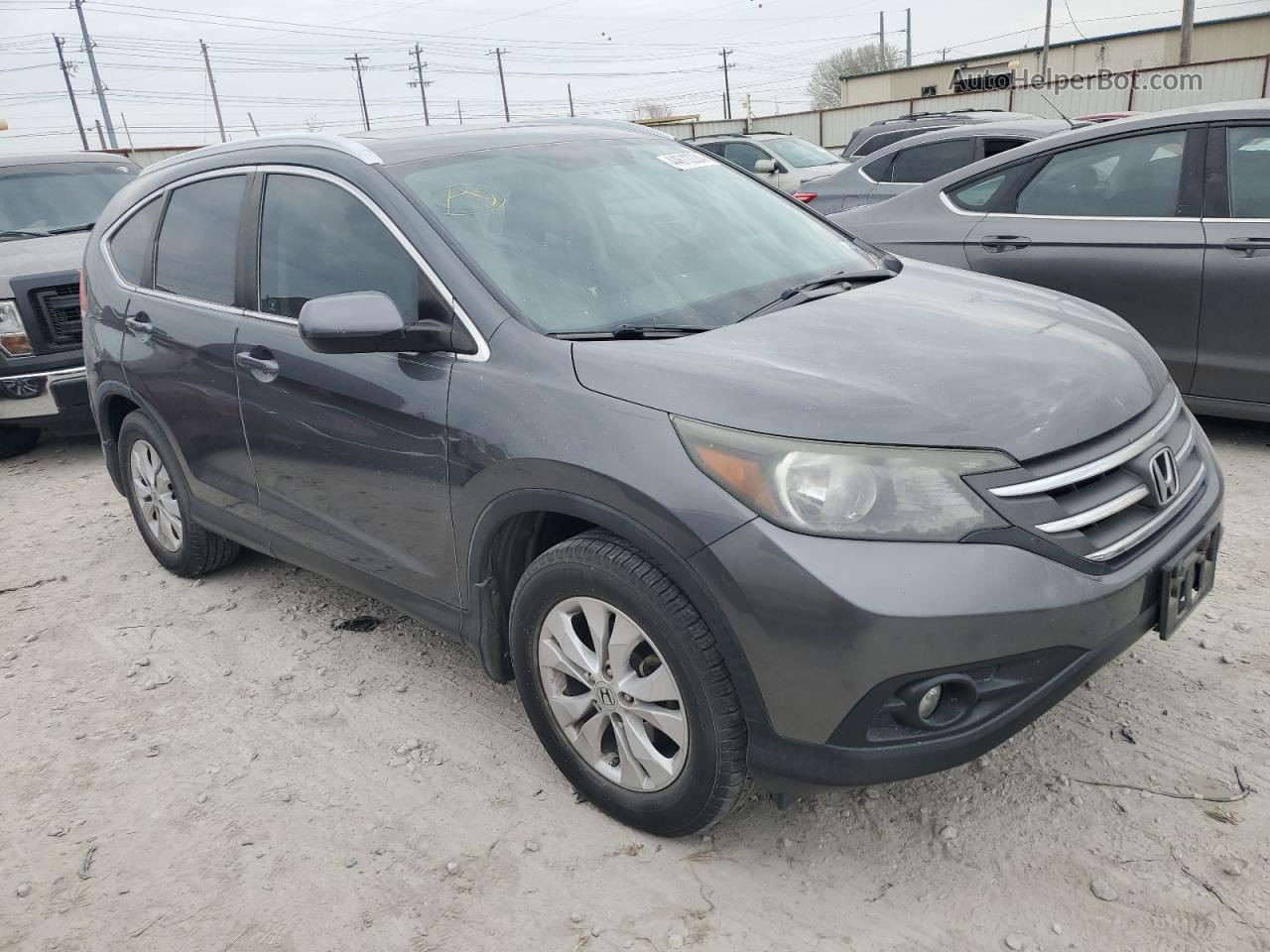 2012 Honda Cr-v Exl Gray vin: 2HKRM3H75CH513783