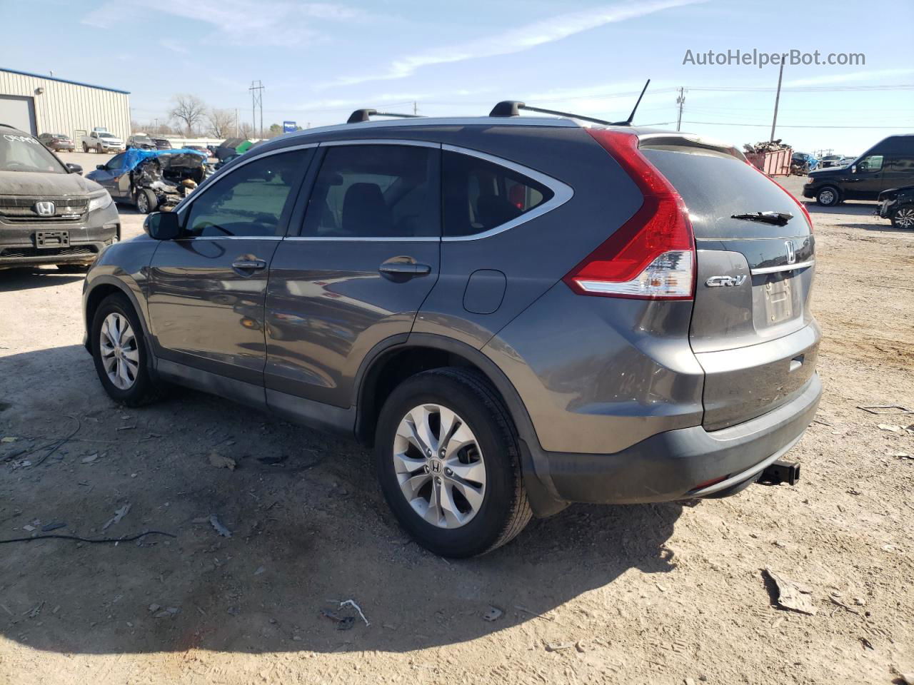 2013 Honda Cr-v Exl Gray vin: 2HKRM3H75DH516636