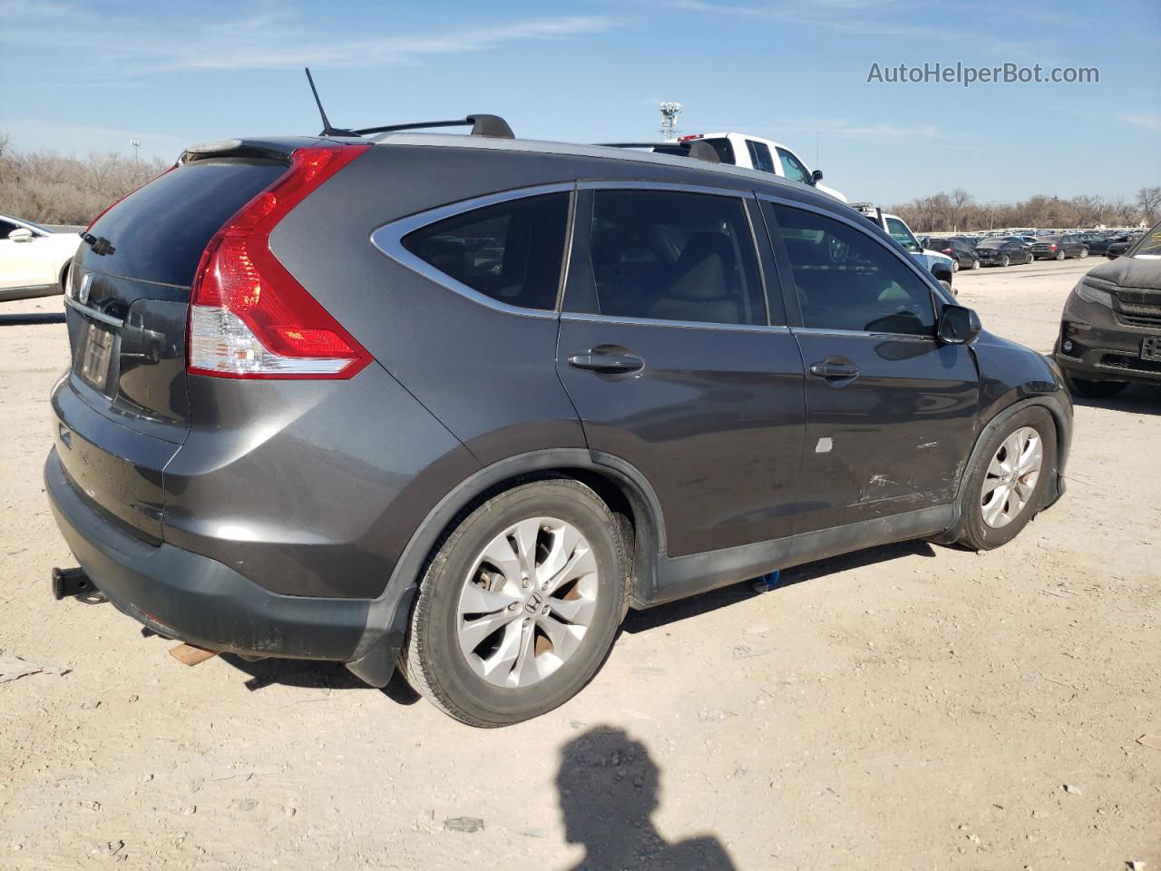 2013 Honda Cr-v Exl Серый vin: 2HKRM3H75DH516636