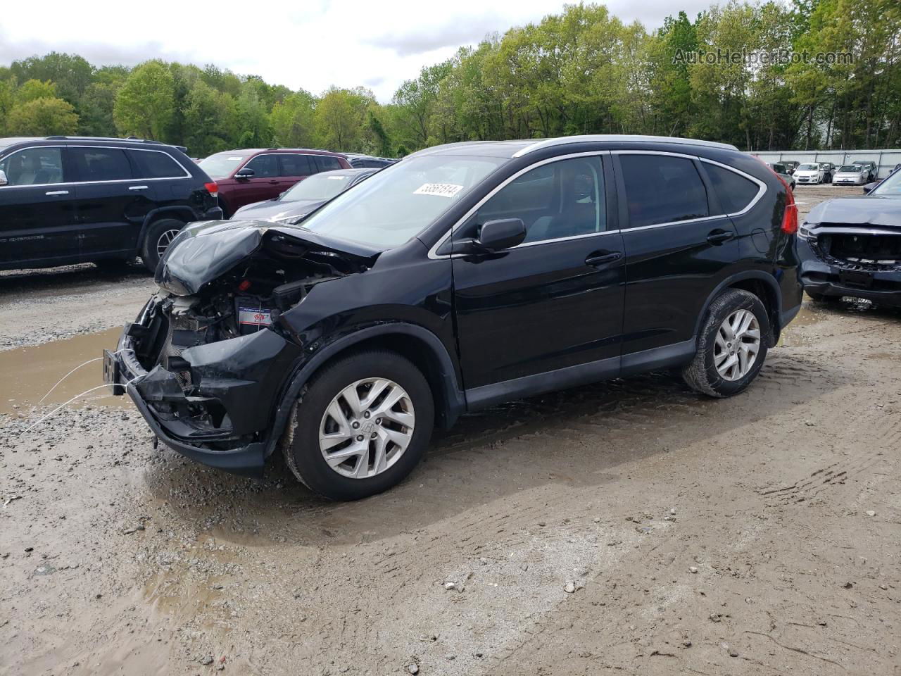 2016 Honda Cr-v Exl Black vin: 2HKRM3H75GH549253