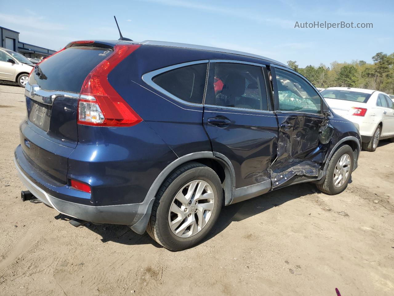 2016 Honda Cr-v Exl Синий vin: 2HKRM3H75GH552900