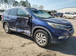 2016 Honda Cr-v Exl Blue vin: 2HKRM3H75GH552900