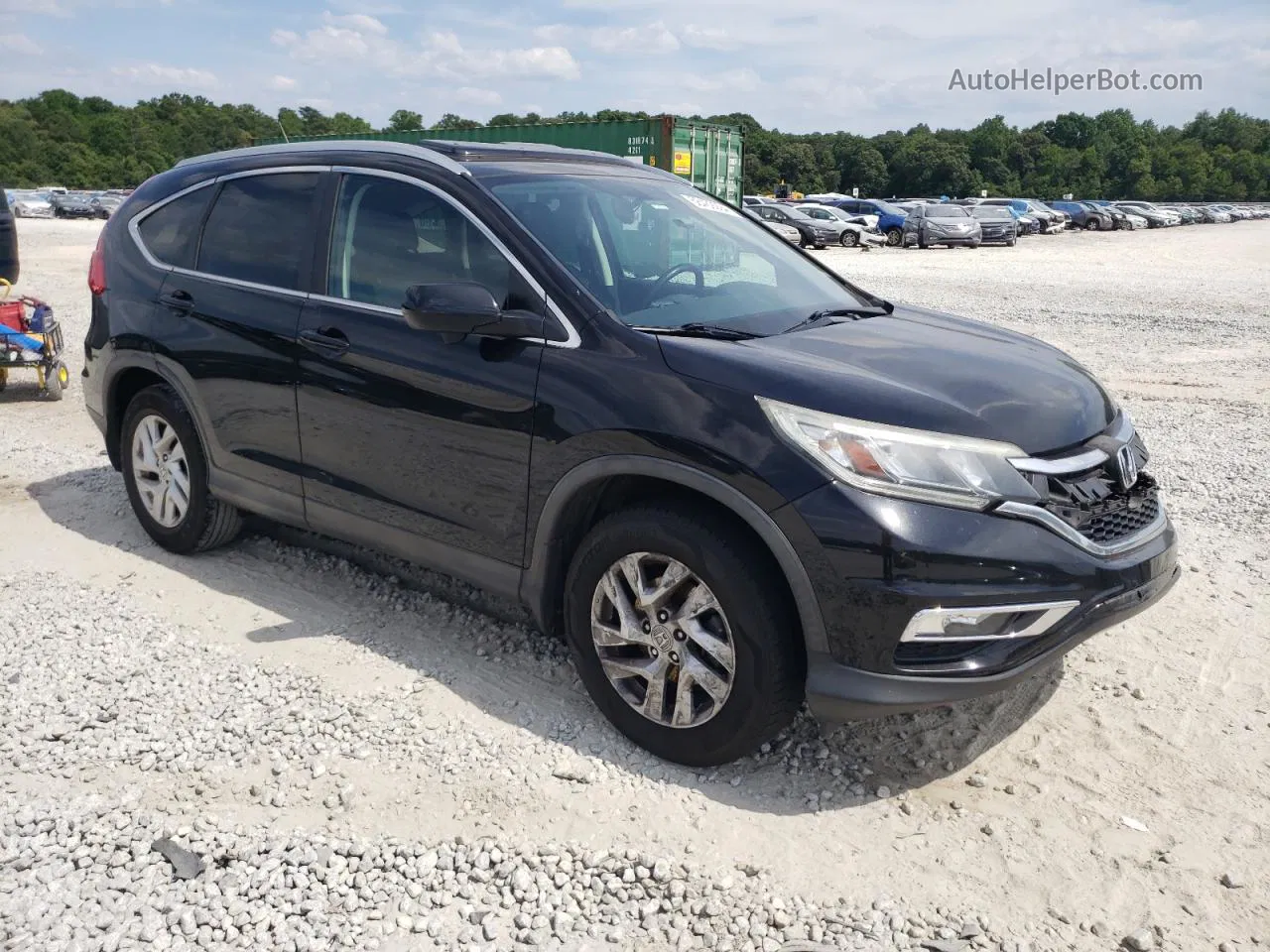 2015 Honda Cr-v Exl Черный vin: 2HKRM3H76FH555075