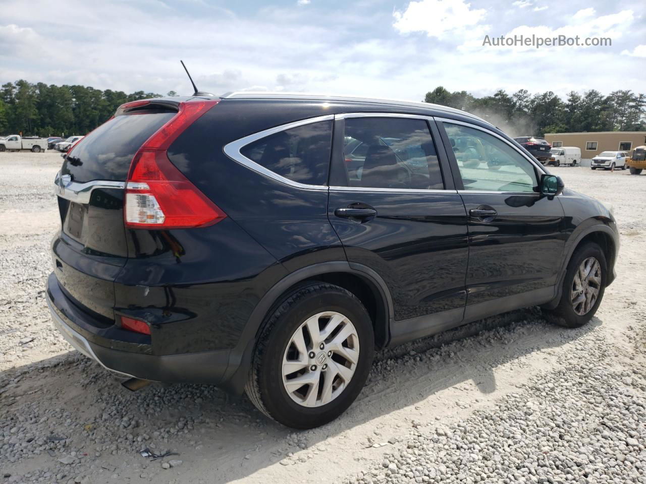 2015 Honda Cr-v Exl Черный vin: 2HKRM3H76FH555075