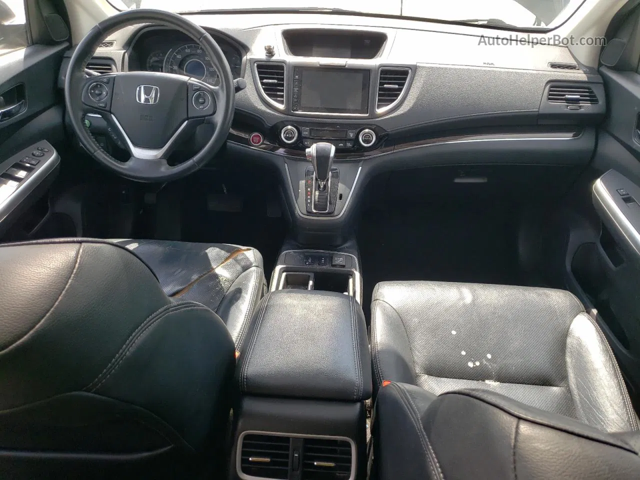 2015 Honda Cr-v Exl Черный vin: 2HKRM3H76FH555075