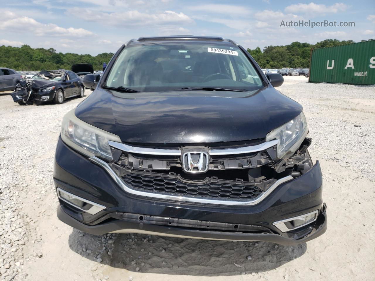 2015 Honda Cr-v Exl Черный vin: 2HKRM3H76FH555075