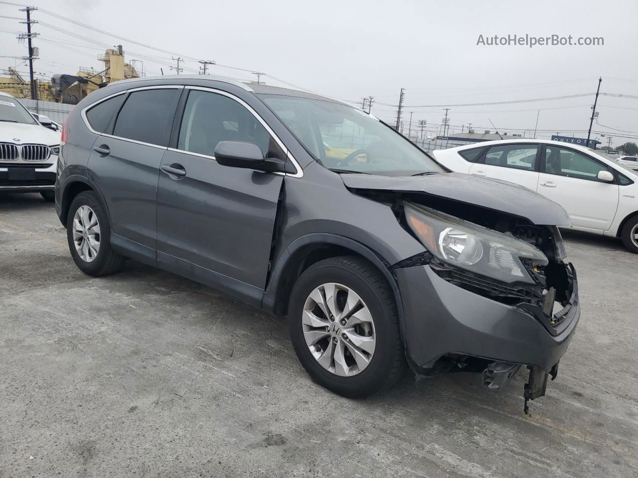 2013 Honda Cr-v Exl Charcoal vin: 2HKRM3H77DH511373