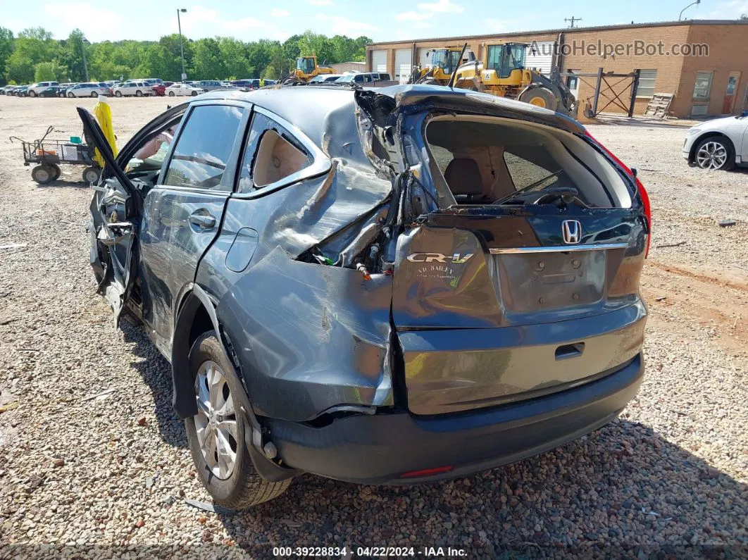 2013 Honda Cr-v Ex-l Gray vin: 2HKRM3H77DH511924