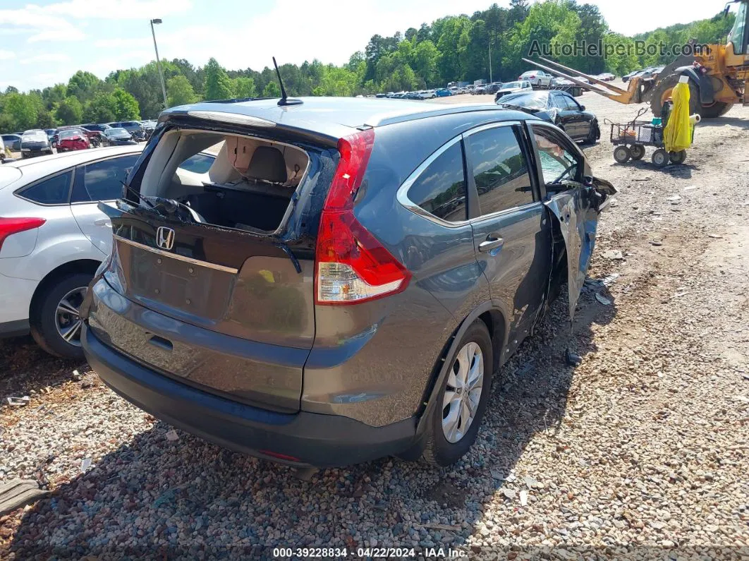 2013 Honda Cr-v Ex-l Gray vin: 2HKRM3H77DH511924