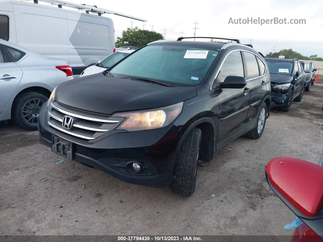 2013 Honda Cr-v Ex-l Black vin: 2HKRM3H77DH520817