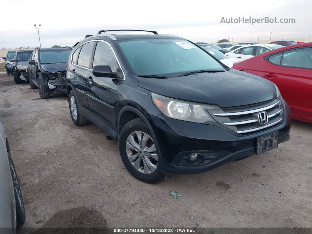 2013 Honda Cr-v Ex-l Black vin: 2HKRM3H77DH520817