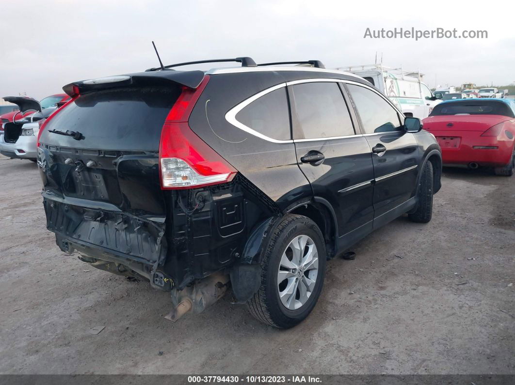 2013 Honda Cr-v Ex-l Black vin: 2HKRM3H77DH520817