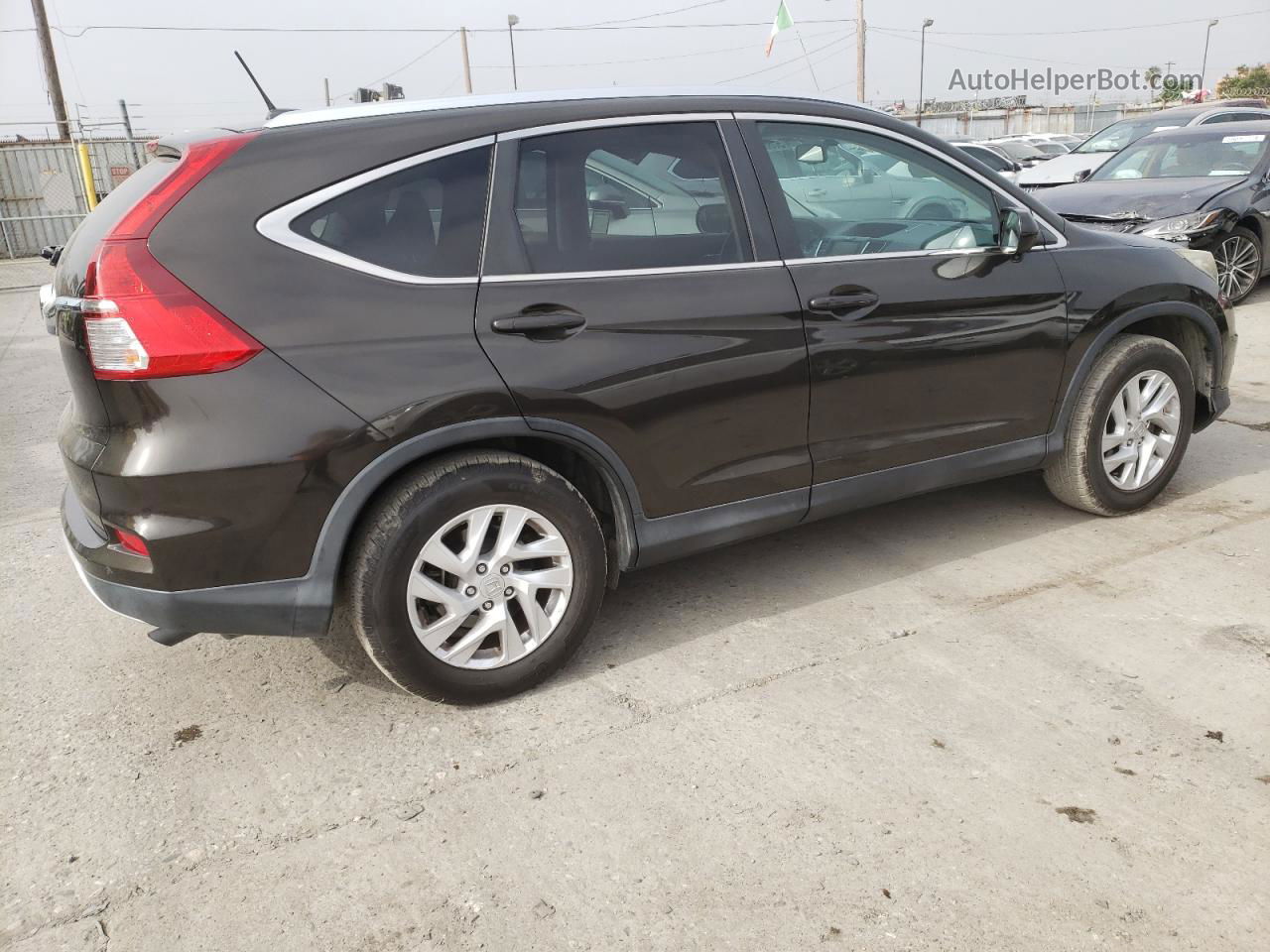 2015 Honda Cr-v Exl Brown vin: 2HKRM3H77FH515099