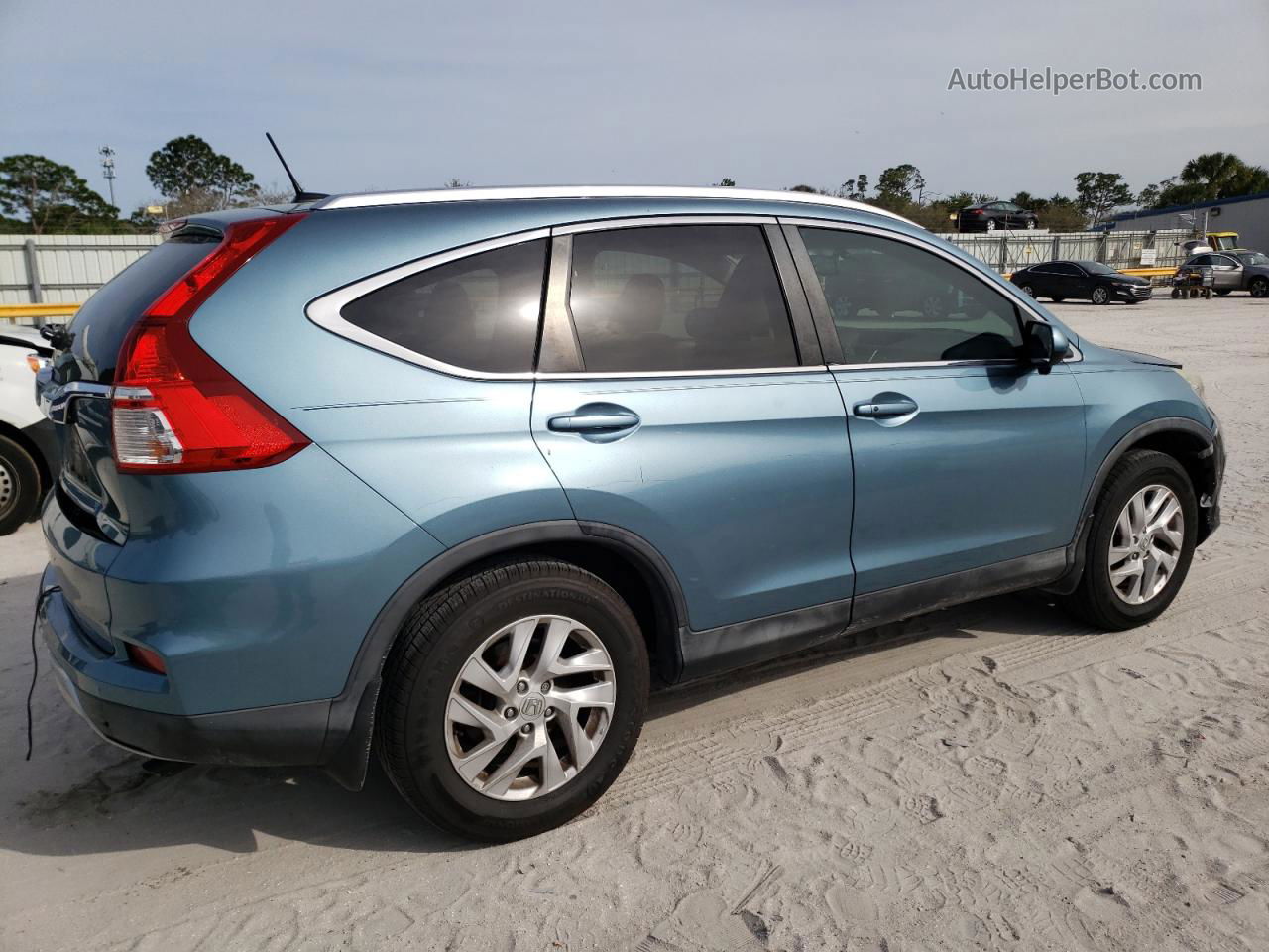 2015 Honda Cr-v Exl Teal vin: 2HKRM3H77FH543534