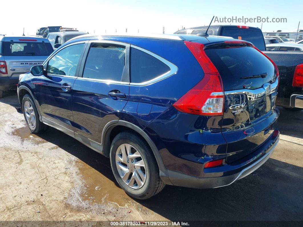 2016 Honda Cr-v Ex-l Blue vin: 2HKRM3H77GH533331