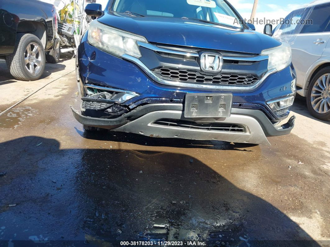 2016 Honda Cr-v Ex-l Blue vin: 2HKRM3H77GH533331