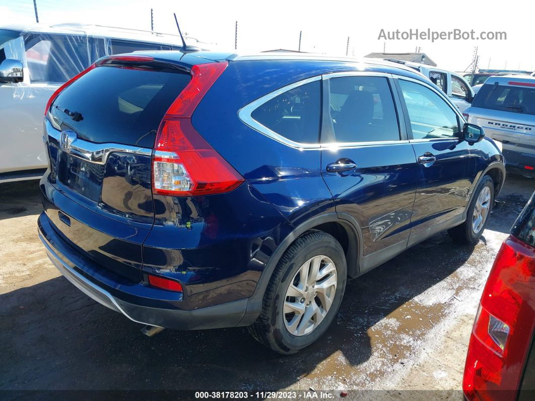 2016 Honda Cr-v Ex-l Blue vin: 2HKRM3H77GH533331