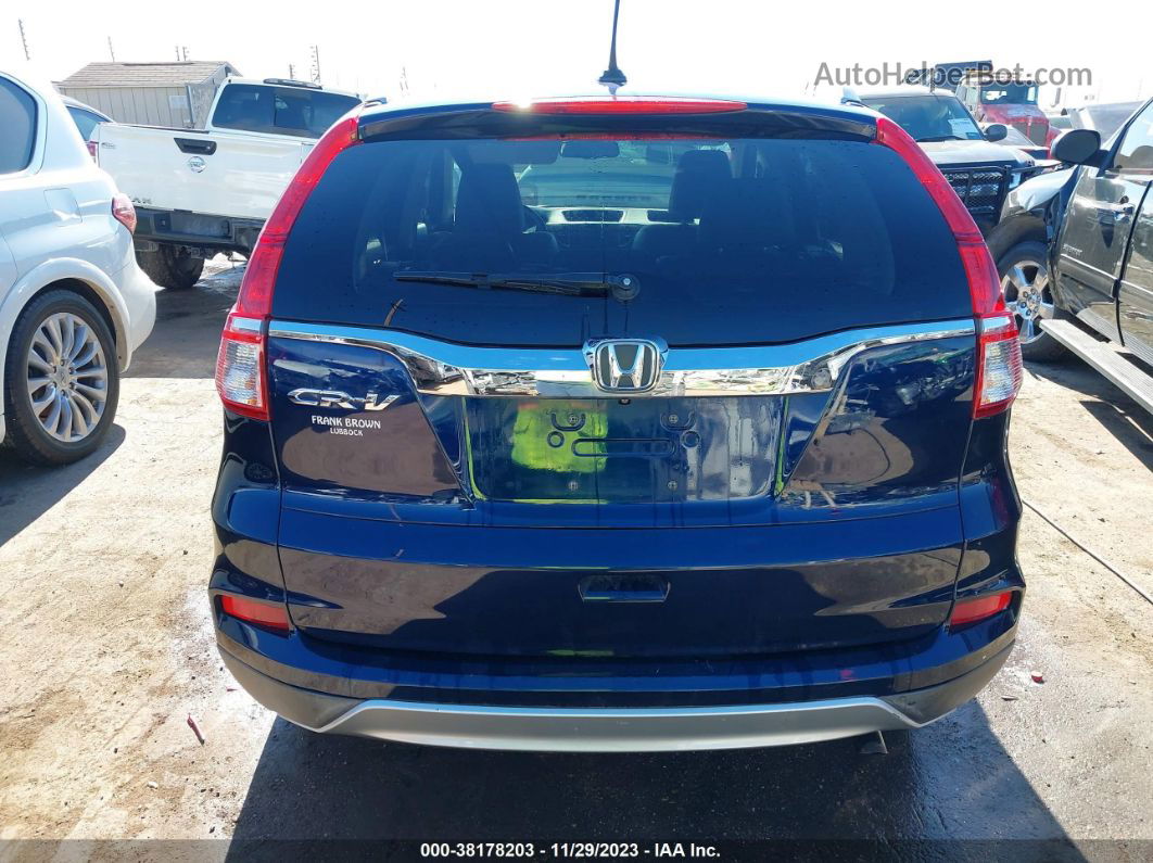 2016 Honda Cr-v Ex-l Blue vin: 2HKRM3H77GH533331