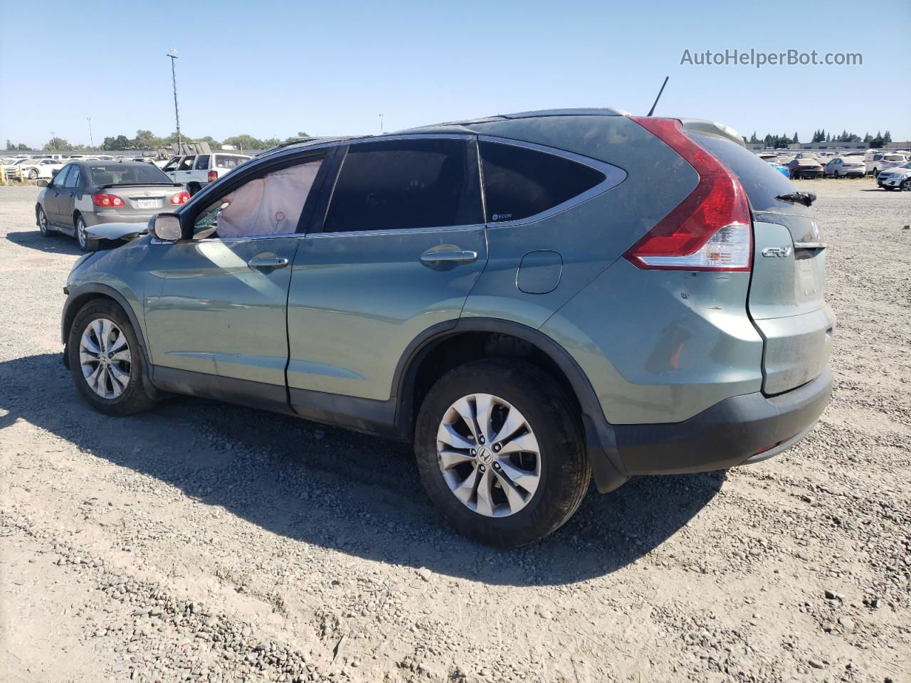 2012 Honda Cr-v Exl Green vin: 2HKRM3H78CH509470