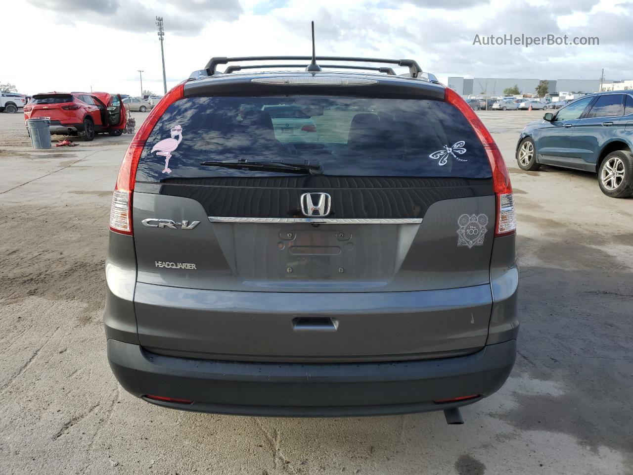 2013 Honda Cr-v Exl Gray vin: 2HKRM3H78DH504223