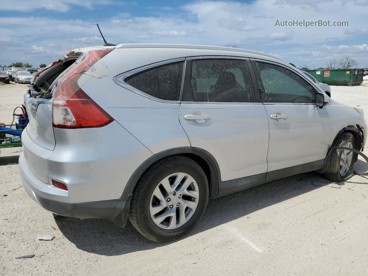 2015 Honda Cr-v Exl Silver vin: 2HKRM3H78FH511532