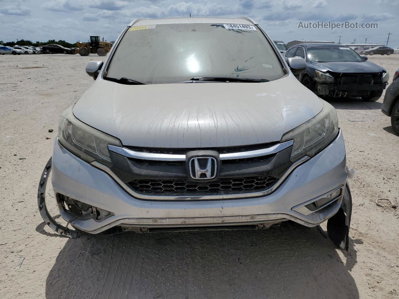 2015 Honda Cr-v Exl Серебряный vin: 2HKRM3H78FH511532