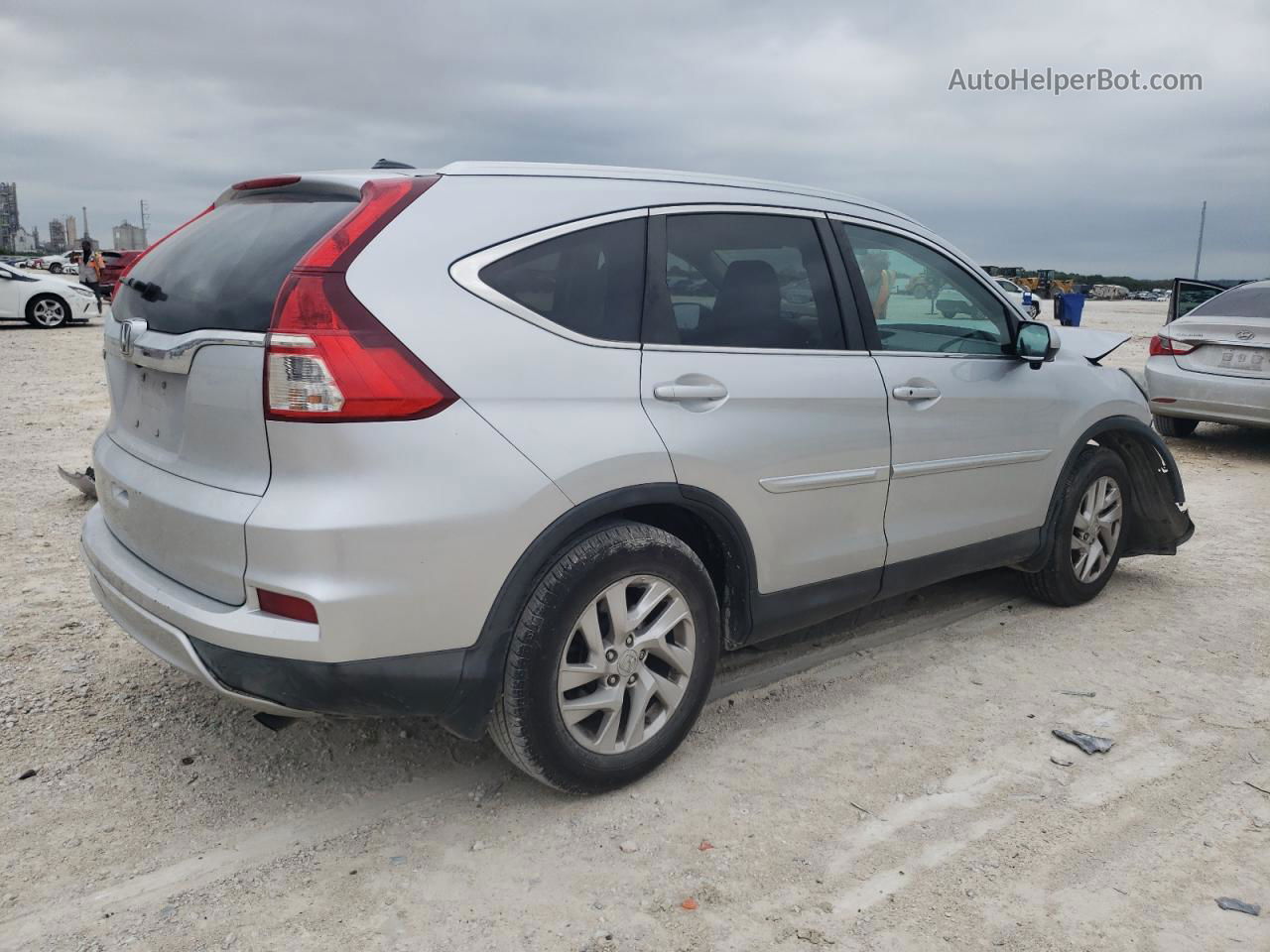 2015 Honda Cr-v Exl Silver vin: 2HKRM3H78FH543235