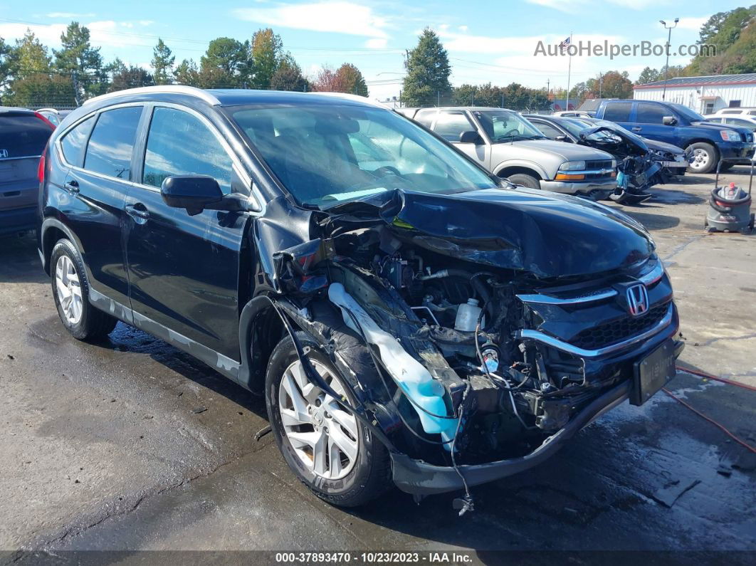 2016 Honda Cr-v Ex-l Black vin: 2HKRM3H78GH502394