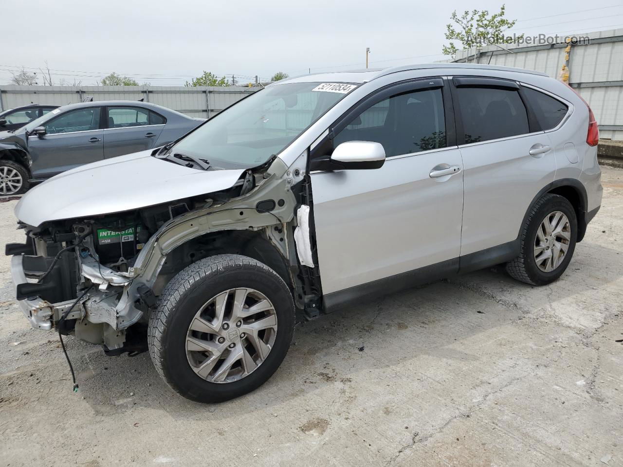 2016 Honda Cr-v Exl Silver vin: 2HKRM3H78GH505246