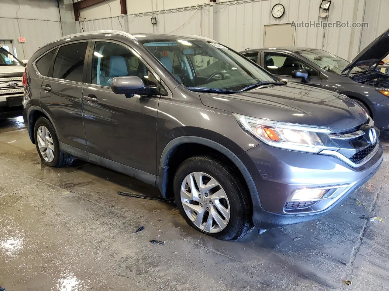 2016 Honda Cr-v Exl Gray vin: 2HKRM3H78GH519647