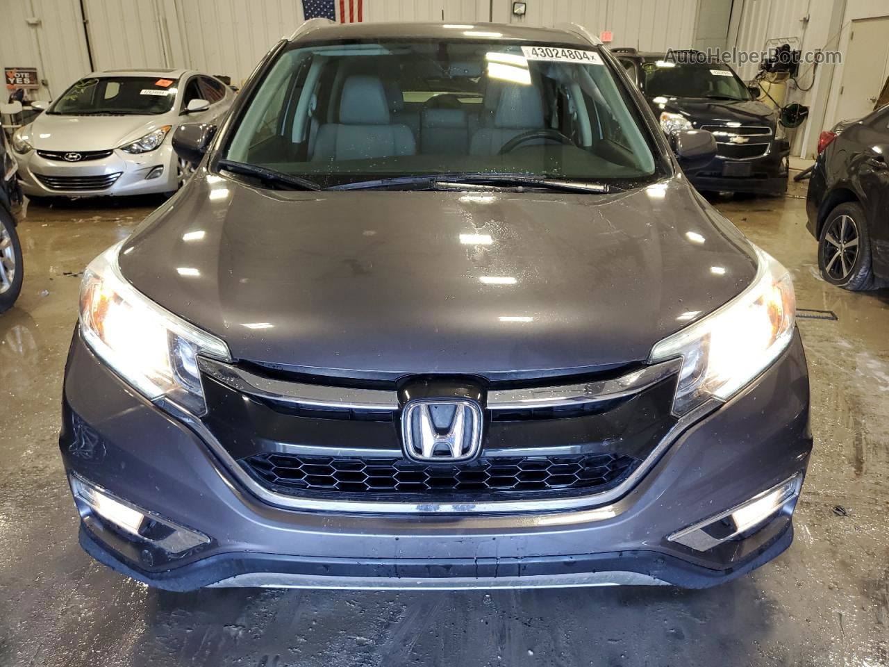 2016 Honda Cr-v Exl Gray vin: 2HKRM3H78GH519647