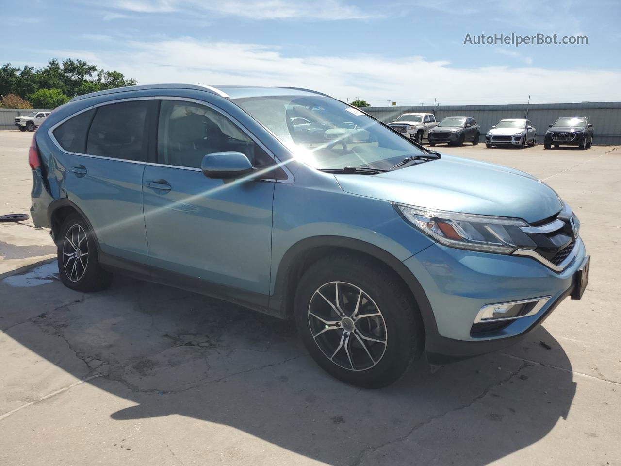 2016 Honda Cr-v Exl Teal vin: 2HKRM3H78GH568752