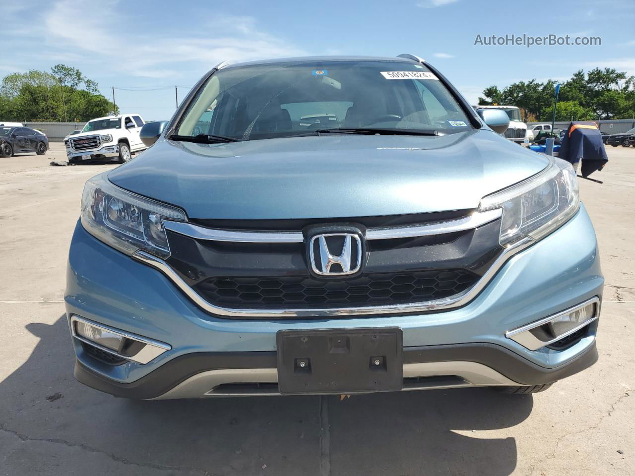 2016 Honda Cr-v Exl Teal vin: 2HKRM3H78GH568752