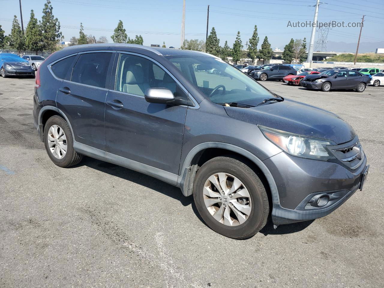 2012 Honda Cr-v Exl Gray vin: 2HKRM3H79CH500955