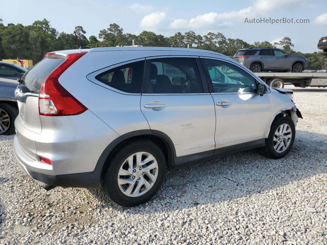 2015 Honda Cr-v Exl Silver vin: 2HKRM3H79FH531031