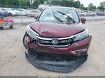 2015 Honda Cr-v Ex-l Burgundy vin: 2HKRM3H79FH535967