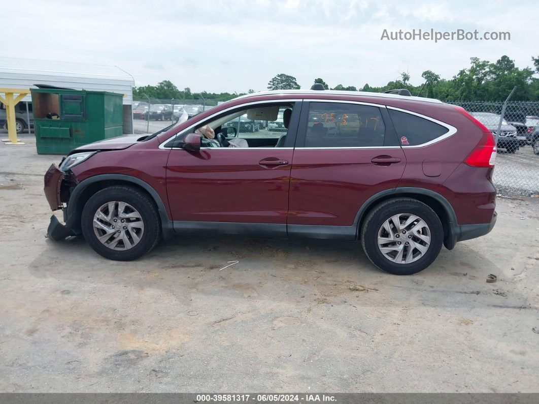 2015 Honda Cr-v Ex-l Бордовый vin: 2HKRM3H79FH535967