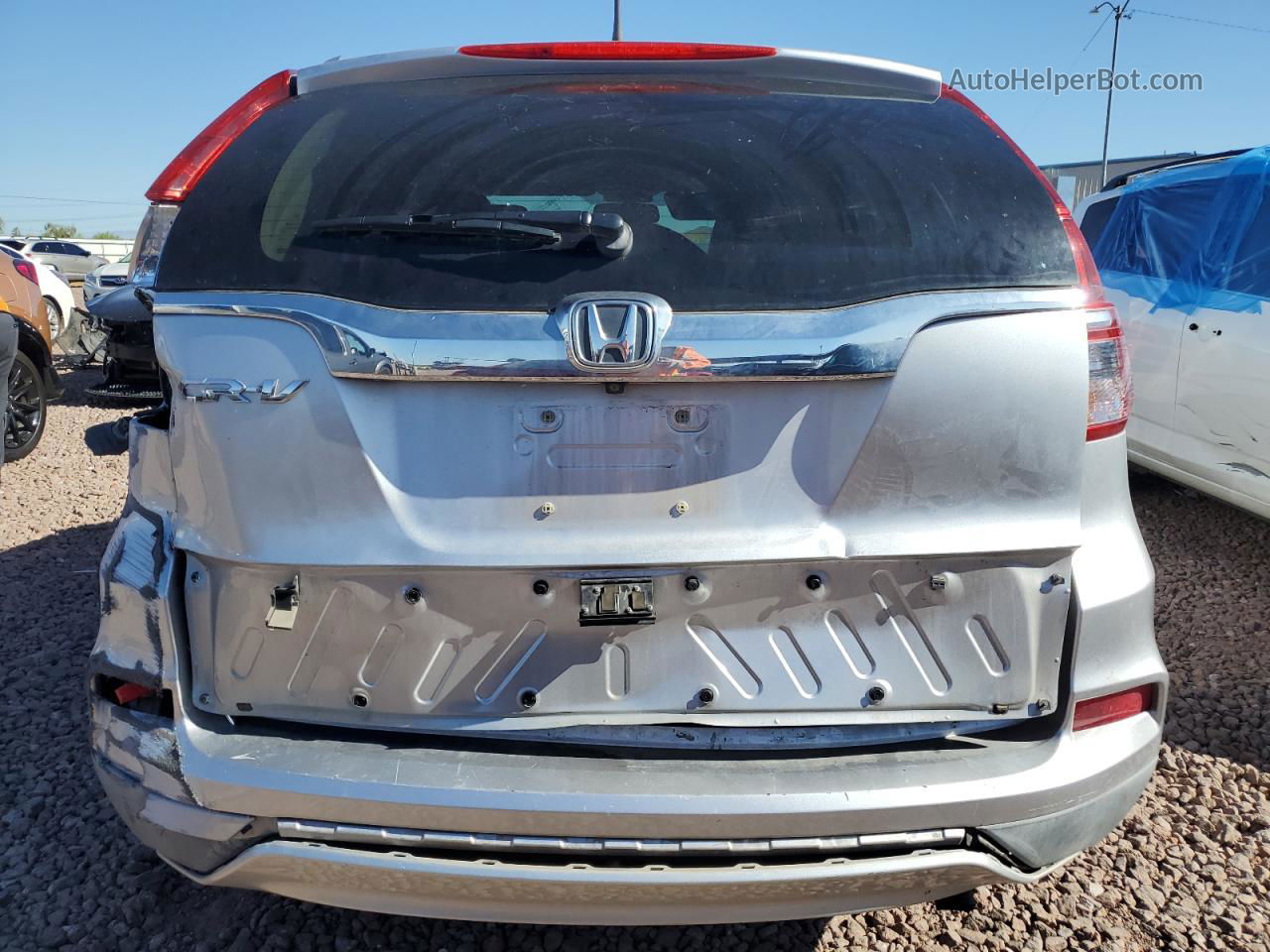 2015 Honda Cr-v Exl Серебряный vin: 2HKRM3H79FH548816