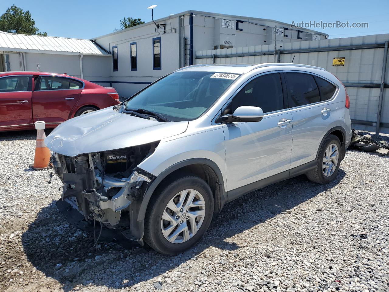 2016 Honda Cr-v Exl Silver vin: 2HKRM3H79GH535517