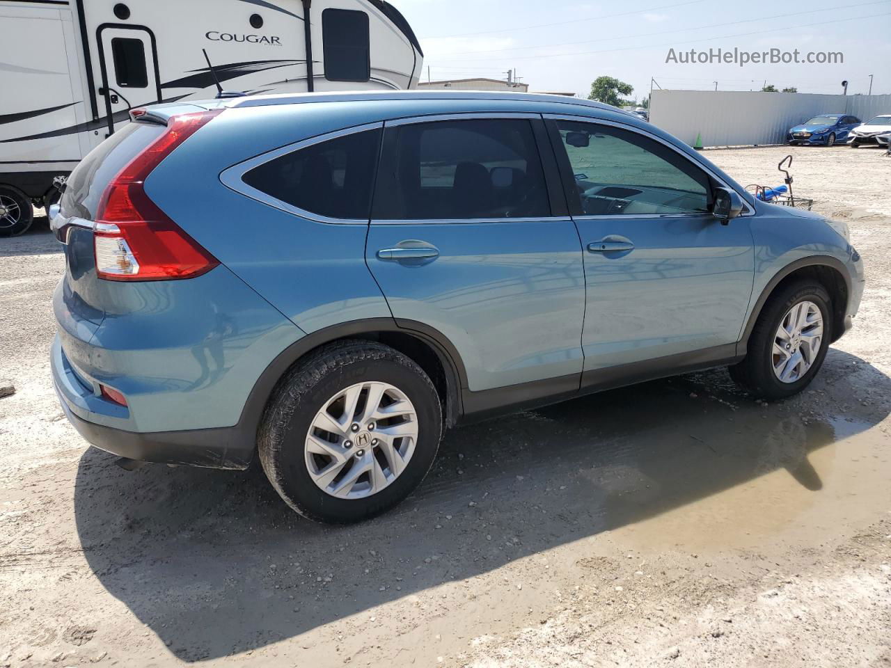 2016 Honda Cr-v Exl Blue vin: 2HKRM3H79GH536800