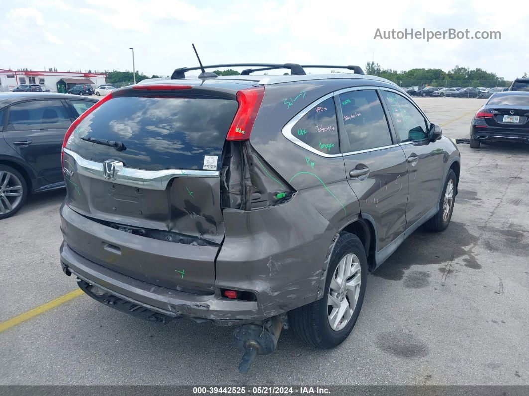 2016 Honda Cr-v Ex-l Коричневый vin: 2HKRM3H79GH551524